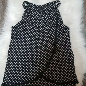INC polka dot Top